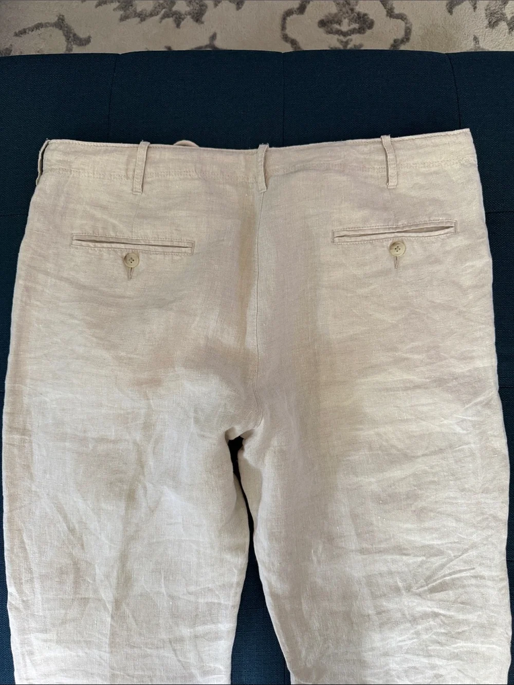 Men's Perry Ellis Linen Drawstring Pants 34x32